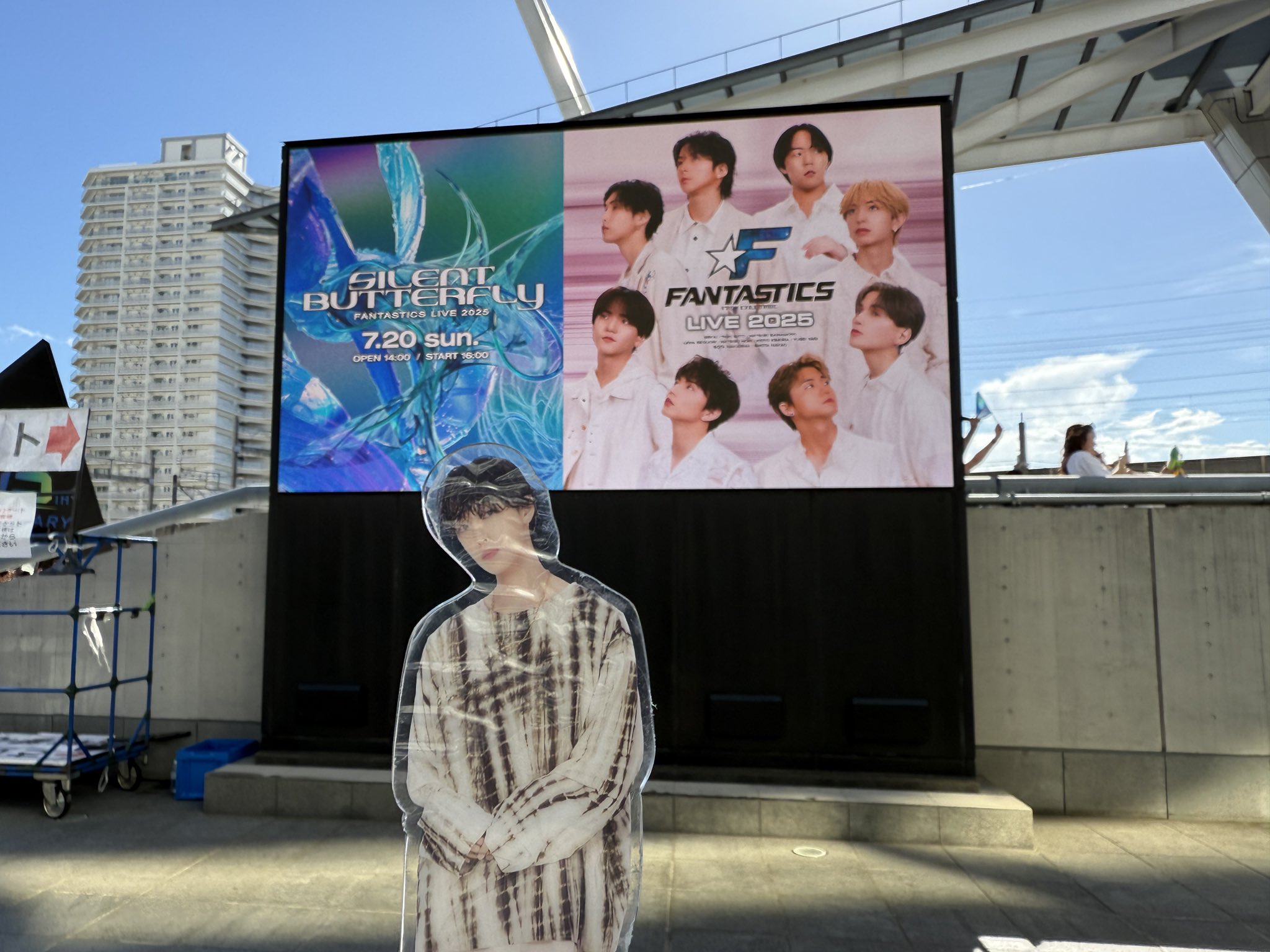 FANTASTIC LIVE 2025 クッション　堀夏喜　青 FANTASTIC LIVE 2025 クッション 堀夏喜 青 - メルカリ