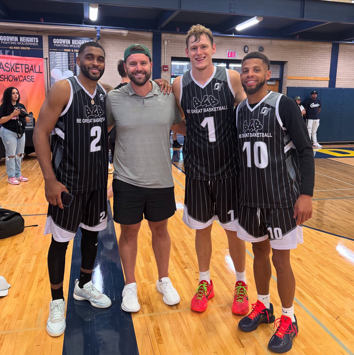 3 of the best to ever do it! So many accomplishments between these guys-even more buckets! Proud of the men they’ve become, both on &amp; off the court. All 3 are thriving in their professional careers, &amp; I’m grateful to have played a part in their journey. Family over everything!