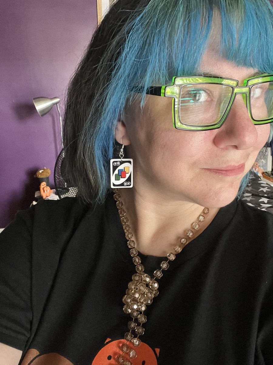 Todays aesthetic. Miffy, rainbows, sequins and Uno… 😂😂😂