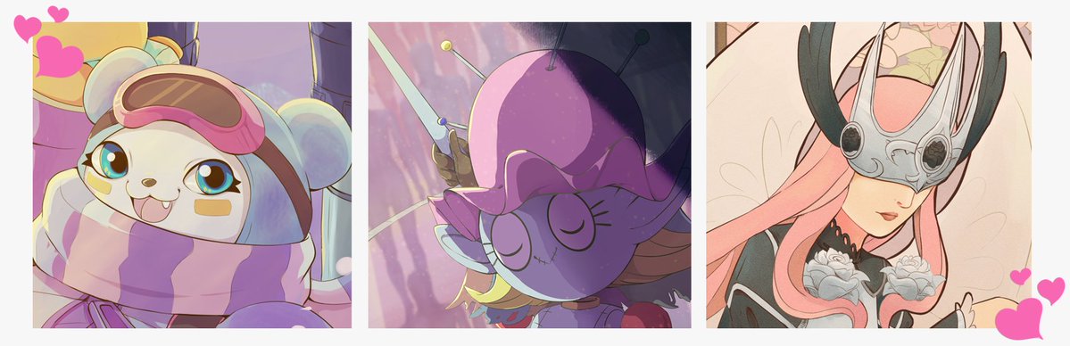 Calcitehead's tweet image. My previews for the @DigigirlZine 💕
Got to draw three super cute and fun girlies. Please look forward to the release of the zine and all the superb pieces within!