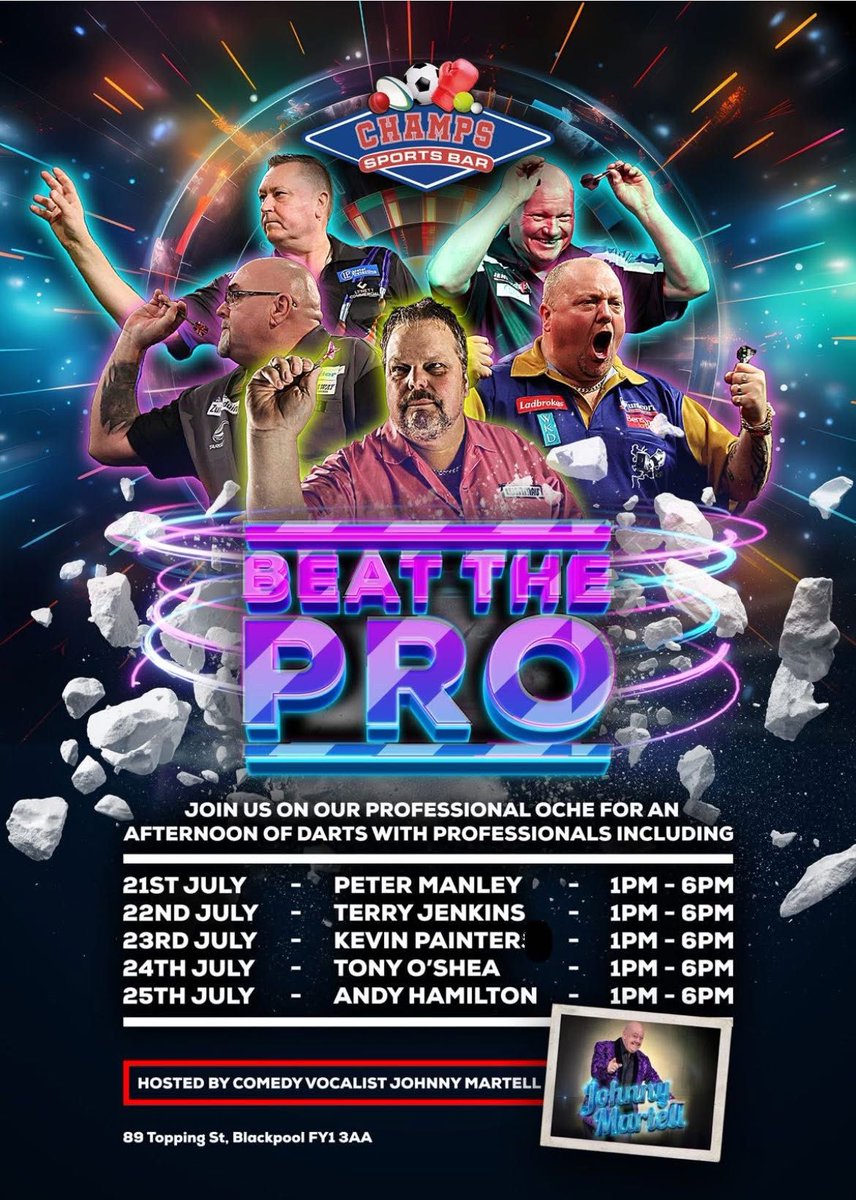 🎯 If You're in Blackpool this week for the Matchplay,come and see us in the afternoons at Champs Bar,il be there Weds noon till 6pm 👍🖌🎨 <a href="/lpdetecting/">LP Metal Detecting</a> <a href="/lynettcomercial/">Lynett Commercial</a> <a href="/LegendDarts/">Legend Darts</a>