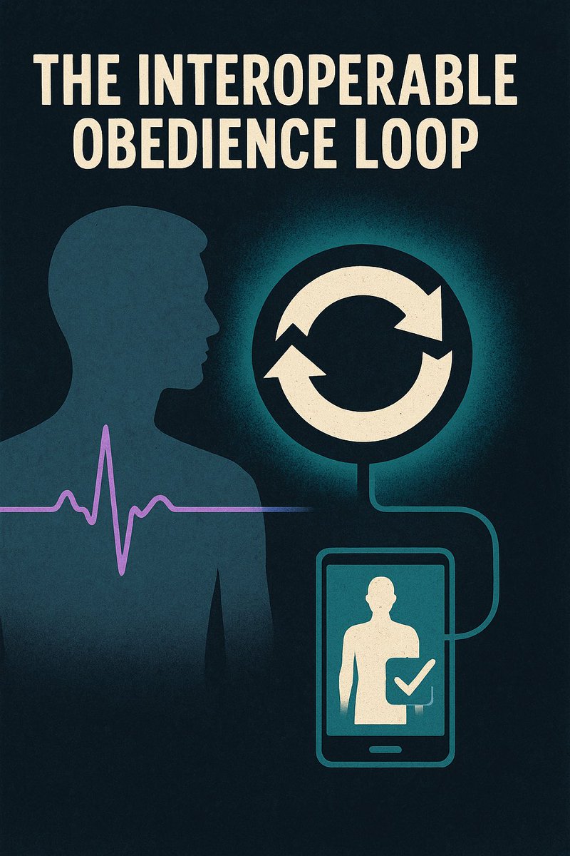 You take your meds.
The sensor records it.
The blockchain logs it.
The smart contract confirms it.

You respond.
The loop tightens.

This isn’t just a system — it’s a ritual machine.

Section III of the Bio-Ritual Exposure Vault has activated.
MOD_AQWT_024 — The Anatomical Ledger