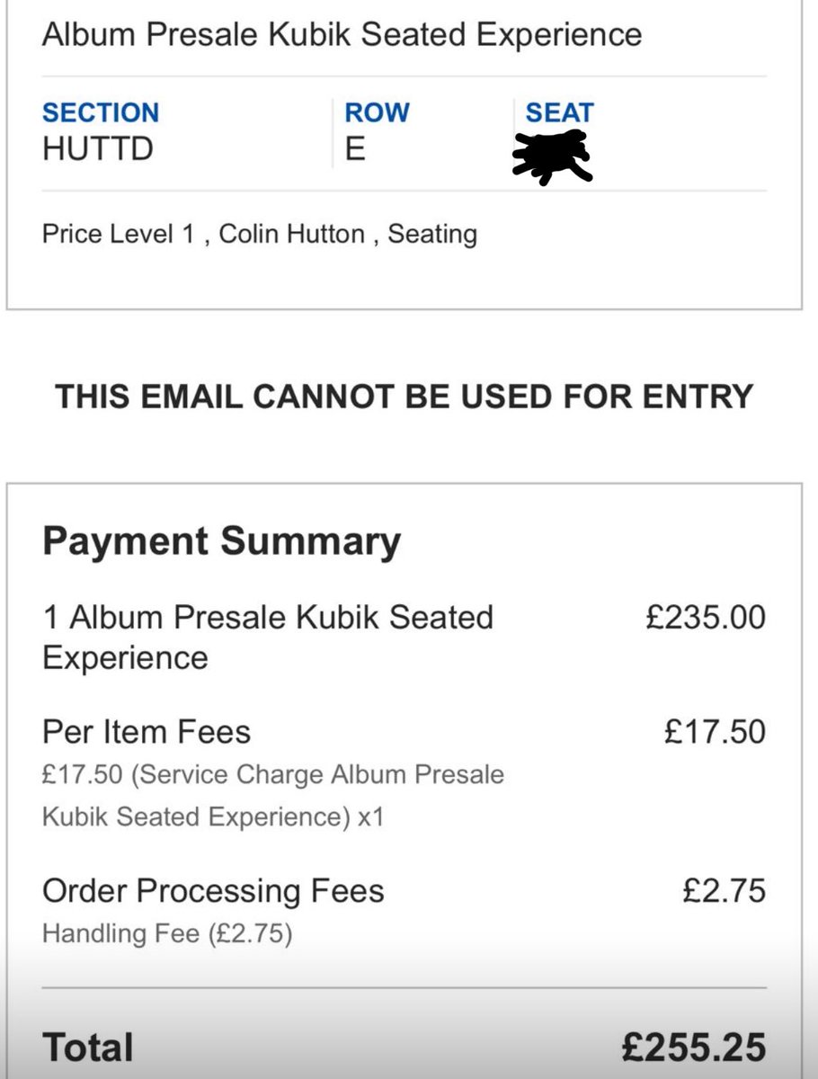 Janniebee73's tweet image. 🇬🇧 COLDPLAY HULL 🇬🇧
1 x Kubik Seated Experience 🎫
19th August 2025
Face Value
Please DM if interested and feel free to RT.
Thank You 🫶
