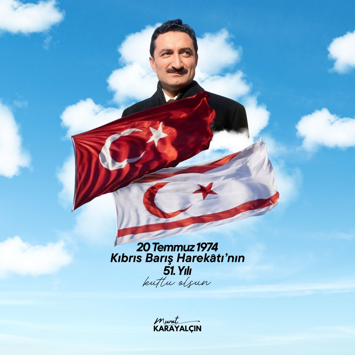 KarayalcinM's tweet image. Kıbrıs Barış Harekatı'nın 51. Yıl dönümünü kutluyor, başta Sayın Genel Başkanımız, Başbakanımız Bülent Ecevit olmak üzere Kıbrıs Barış Harekatı'nın kararını alan ve uygulayan büyüklerimizi şehitlerimizi, gazilerimizi sevgi, saygı ve rahmetle anıyorum.