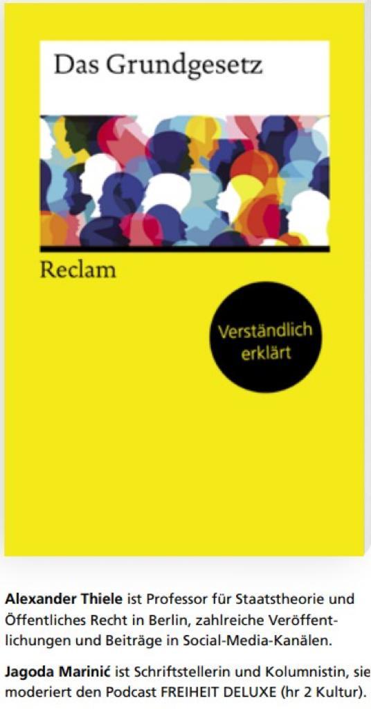 Übrigens: Wer Lust hat, sich mal ernsthaft damit zu beschäftigen, was im #Grundgesetz so steht, findet vielleicht hier einen ersten Einstieg. Gibt's auch bei der <a href="/bpb_de/">bpb.de</a>