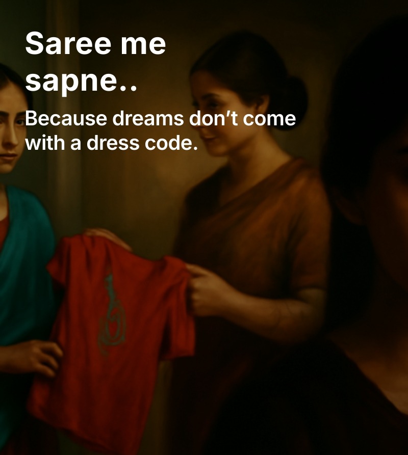 pandeyAyush21's tweet photo. Okay, so I've not shared it here...

I've been writing stories again after so many years (all thanks to college life) 

Saree Me Sapne is for every woman who’s ever had to calculate her existence… and still chose herself.

Because dreams don’t come with a dress code.

And courage doesn’t need permission.

https://t.co/GwTlmO3WHE