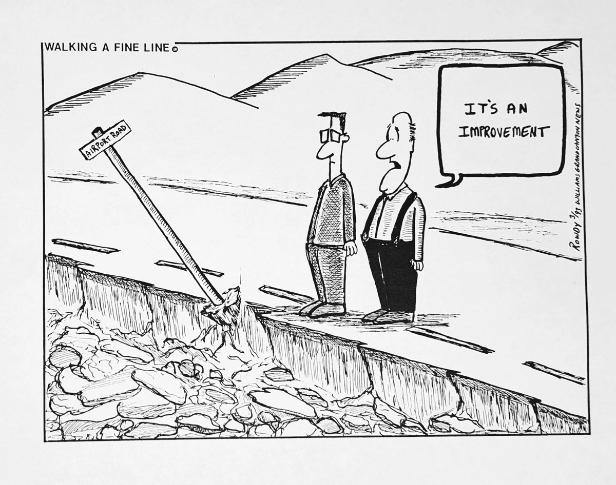 #rowdywalkercartoons #editorialcartoons #vintagecartoons #editorialcartoonist #williamsgrandcanyonnews