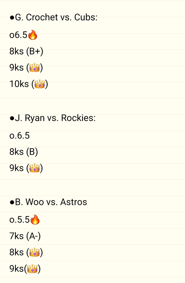 CoachTazDaTruth's tweet image. MLB Strikeout (Ks) bet guide! 7/20. Check my previous post for results! #MLB #STRIKEOUTS