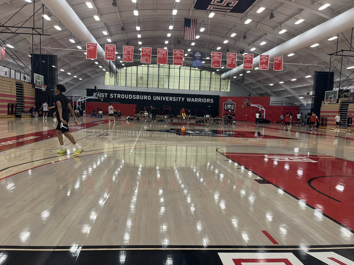 Another day to improve at <a href="/ESUMBB/">ESU Men's Basketball</a> team camp today!