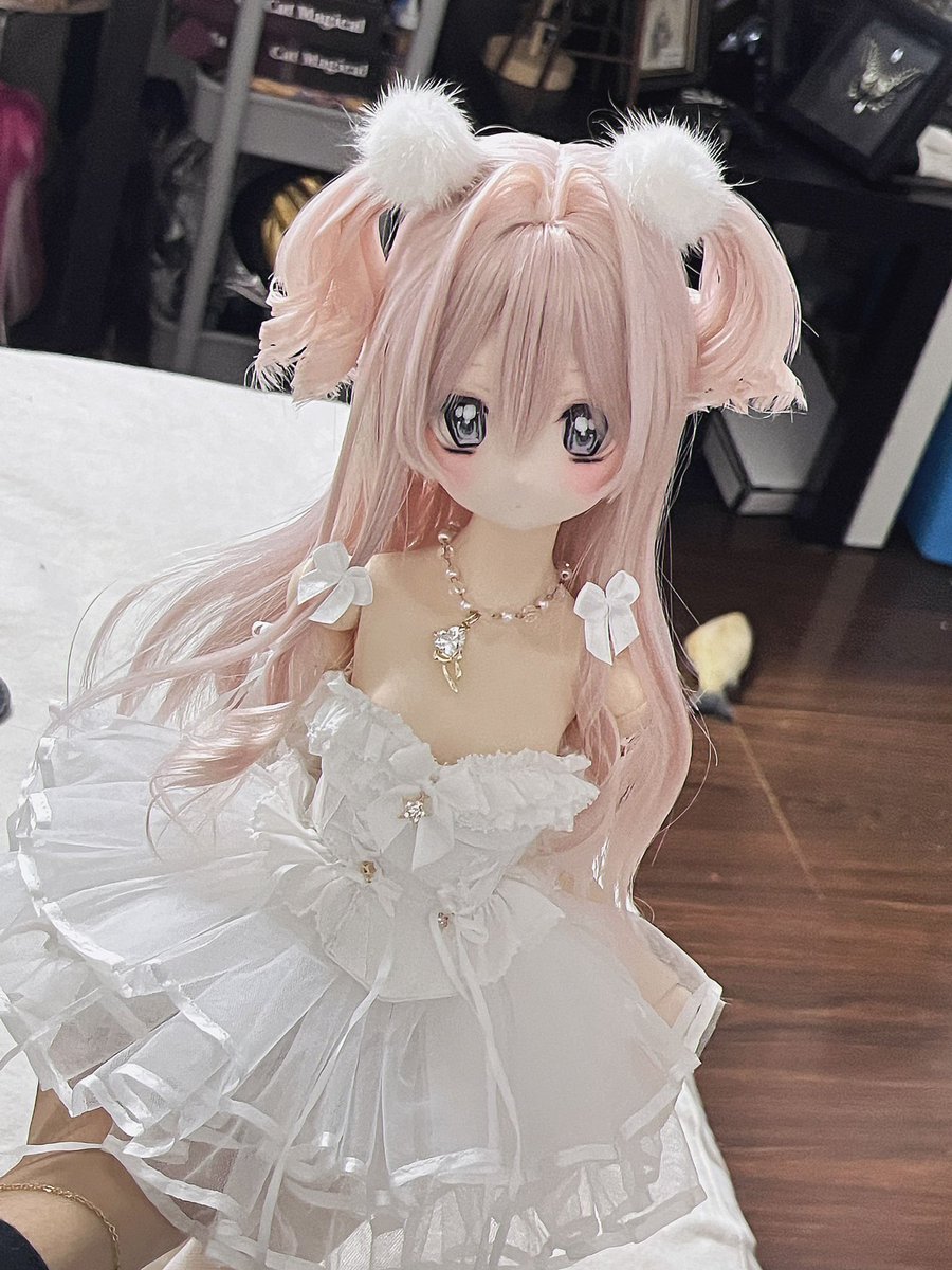 Magicalcatcat's tweet image. ☺️
この度、MDDサイズ【ファンタジーフェアリー(幻想童話)】白セットを現品でご用意しております。お気に入っていただけたら嬉しいです✨