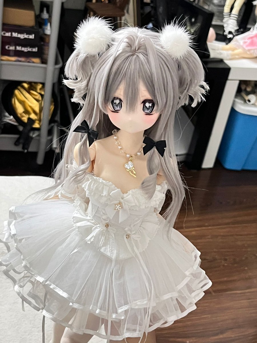 Magicalcatcat's tweet image. ☺️
この度、MDDサイズ【ファンタジーフェアリー(幻想童話)】白セットを現品でご用意しております。お気に入っていただけたら嬉しいです✨
