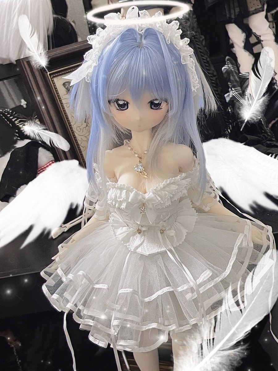 Magicalcatcat's tweet image. ☺️
この度、MDDサイズ【ファンタジーフェアリー(幻想童話)】白セットを現品でご用意しております。お気に入っていただけたら嬉しいです✨