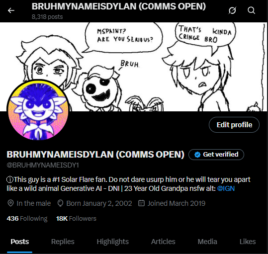 BRUHMYNAMEISDY1's tweet image. Thank you for the 18 Bruhllowers! Let's hit for 2 more!