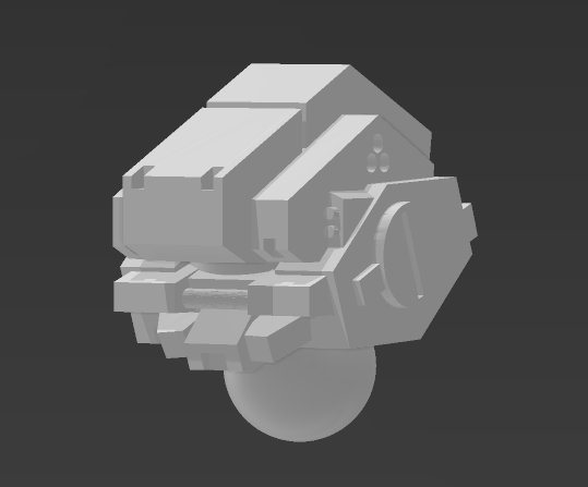 Mokiplamo's tweet image. Custom head for 3MinProject Fortishield: Type 02 Bracer