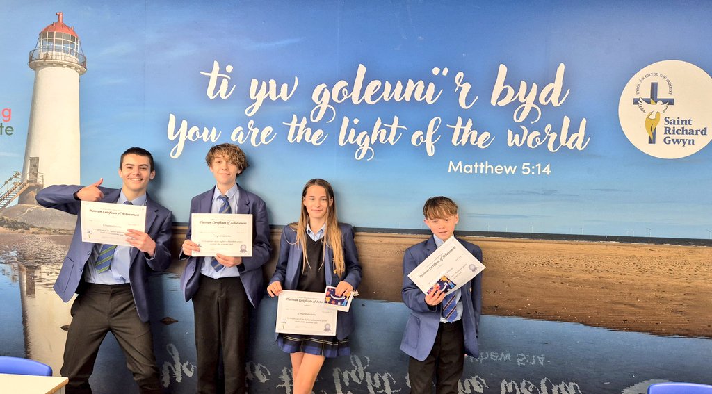 srgchs's tweet image. Well done to our students with the most achievement points for the year. 2nd year running for some 🙌 We're proud of you 🫶#LearningtogetherinChrist 💙🙏