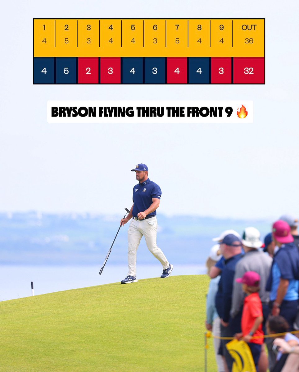 livgolf_league's tweet image. The determination continues 👏
@brysondech moves to T11 at the turn 📈
#TheOpen @crushers_gc