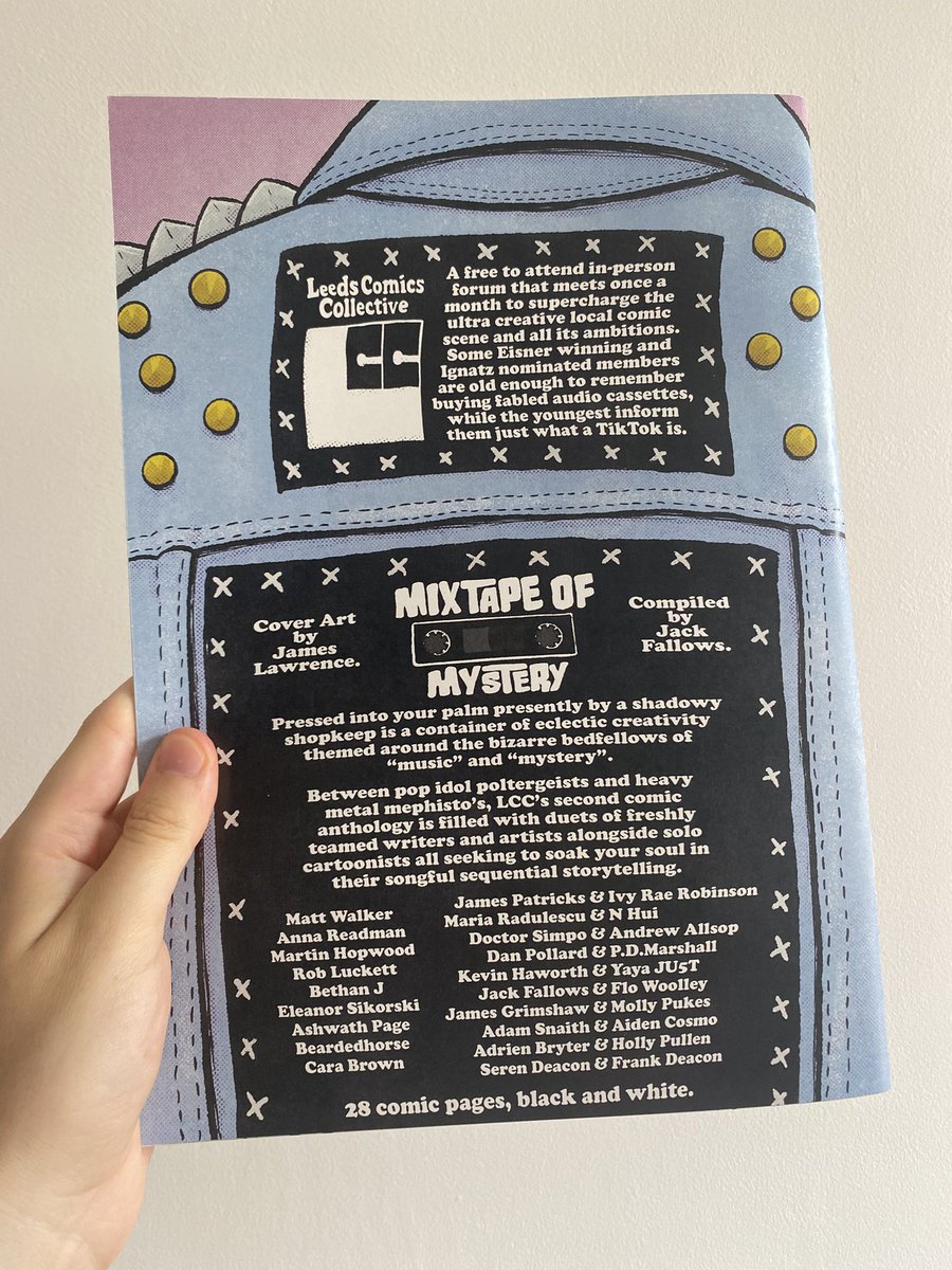 JPatricks__'s tweet image. Got my comp of the Mixtape of Mystery Anthology
I wrote a Kate Bush inspired Zombie comic with artist Ivey Rae Robinson (@fogswirls on IG)
Tons of other great short comics in here, if you see it around grab a copy!