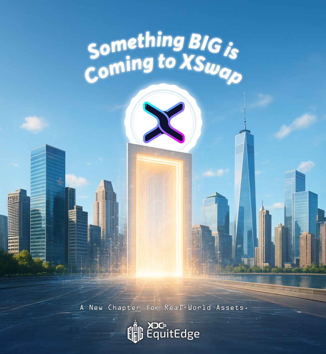 EquitEdge's tweet image. What if you could access a piece of the future of real estate?
The countdown has begun. EEG is bringing something groundbreaking to XSwap. A milestone for tokenization, for blockchain, for the entire XDC Network.
More updates are coming.
#RWA #RealEstateTokenization…