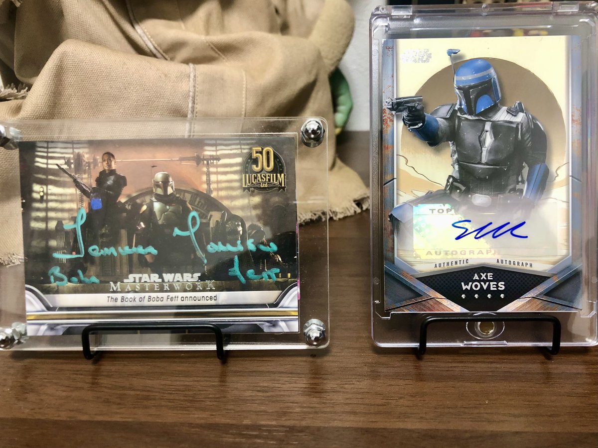 utnc22's tweet image. 推しのサインっていいな👏

#Mandalorian 
#starwars