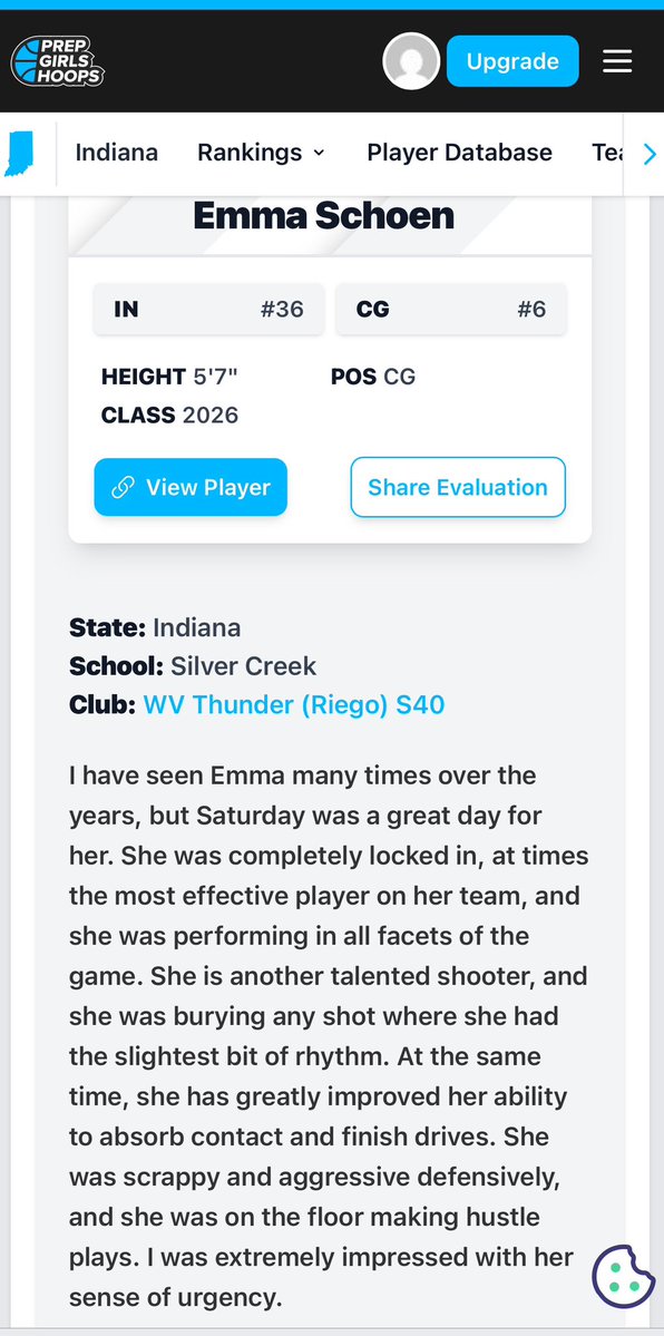 Emma Schoen (@emmaschoen26) on Twitter photo Thank you <a href="/PGHIndiana/">Prep Girls Hoops Indiana</a> for the write up. Ready to compete again today with my <a href="/WVThunderS4017U/">West Virginia Thunder P24 17U (Perry)</a> teammates - <a href="/M14HoopsLou/">M14 Hoops Louisville</a> <a href="/SavoyFitness/">William Savoy</a> Thank you <a href="/PGHIndiana/">Prep Girls Hoops Indiana</a> for the write up. Ready to compete again today with my <a href="/WVThunderS4017U/">West Virginia Thunder P24 17U (Perry)</a> teammates - <a href="/M14HoopsLou/">M14 Hoops Louisville</a> <a href="/SavoyFitness/">William Savoy</a>