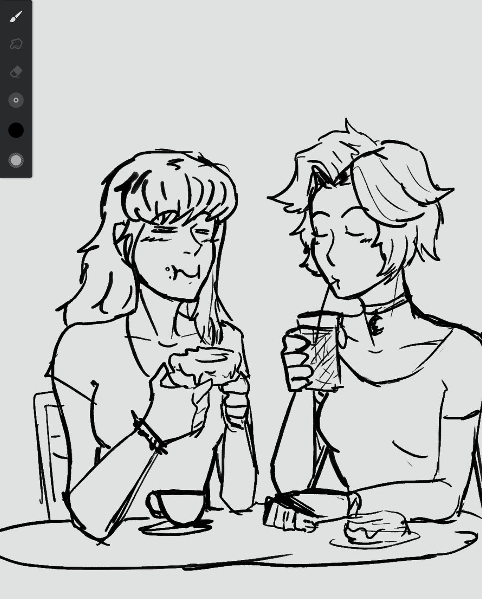 Akeozul's tweet image. I'll post the drawing today - tomorrow (I hope today), so for now I want to share today's sketch of my favorites