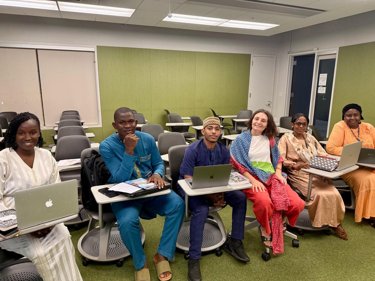 Our 4th cohort of Master's students in Research Ethics with the Faculty Prof. hashtag#DjenebaDabitao in a Summer visit to the George Washington University's Milken Institute School of Public Health. During their stay, the students will work with the Co-mentor at GWU 
National