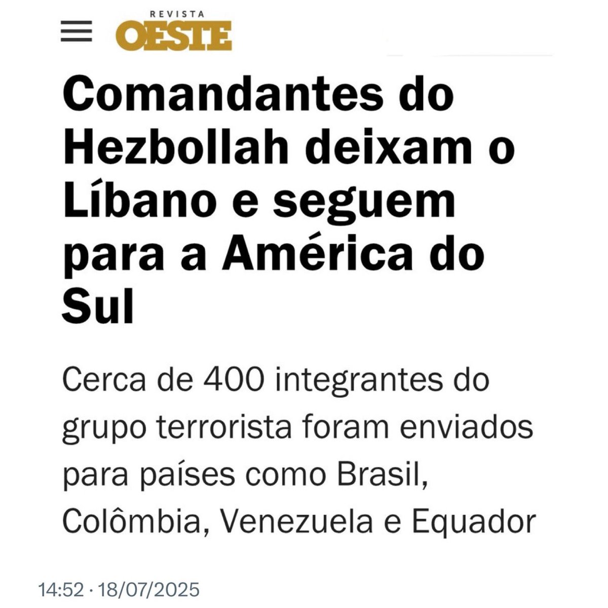 saboyajr02's tweet photo. @folha País soberano. Kkkkkkkkkkkkkkkkkkkk https://t.co/8KLcr7tkbb