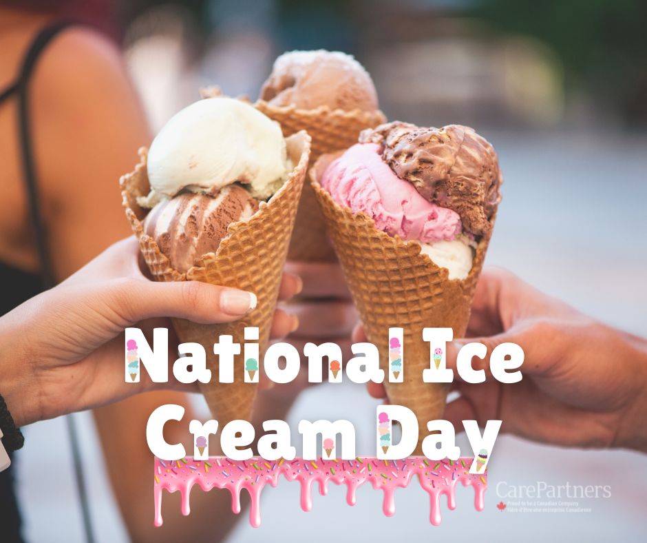 CarePartnersCA's tweet image. Official excuse to eat ice cream: activated! 😎🍦Whether you're team cone, cup, or straight-from-the-carton, we don't judge.
#NationalIceCreamDay #TreatYourself