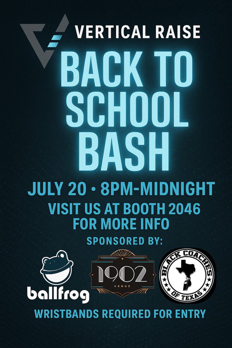 VRDallasTX's tweet image. 🚨REMINDER🚨
Come by booth 2046 (by the basketball court) to get your wristband for our party tonight!!!
MUST have a wristband to get in!
@BlackCoachesTX
@Matt_Stepp817
@BallFrogApps
@MarcusT1031
@VerticalRaise