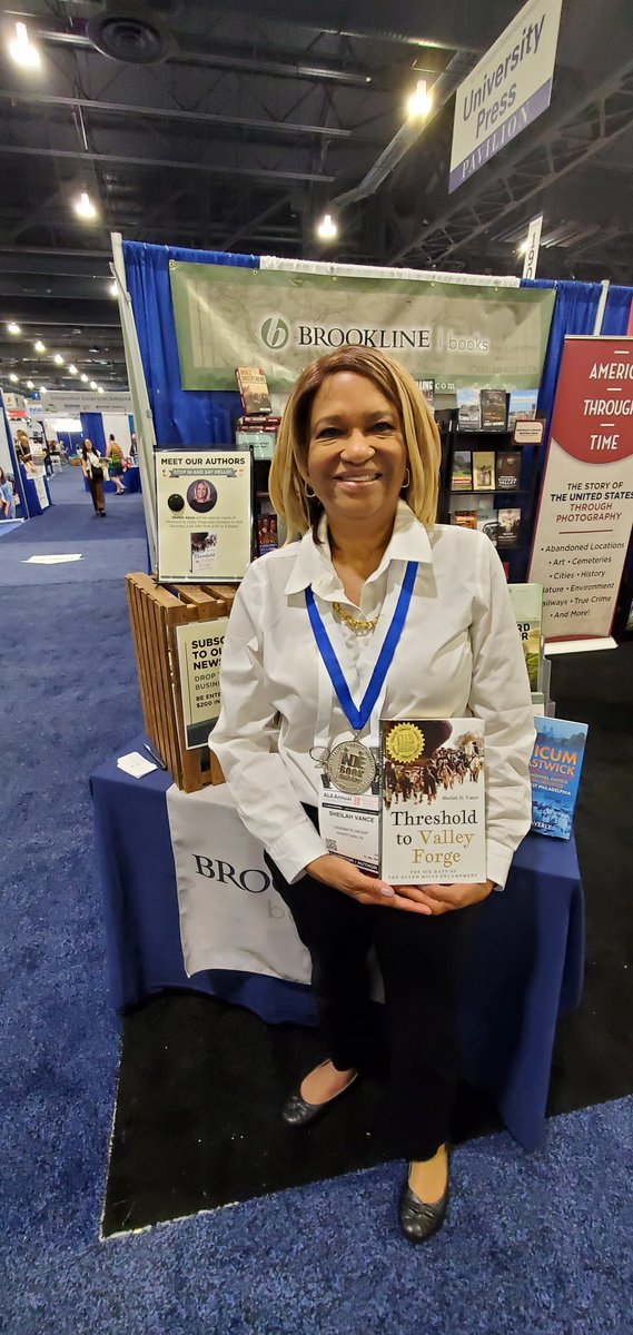 casematepub's tweet image. Celebrate our wonderful authors!
Author Shelia Vance is an award winning novelist, attorney, and higher education administrator. She has written about the Philadelphia Campaign of the Revolutionary War and wrote "Threshold to Valley Forge".
💻️: tinyurl.com/mryujzsn