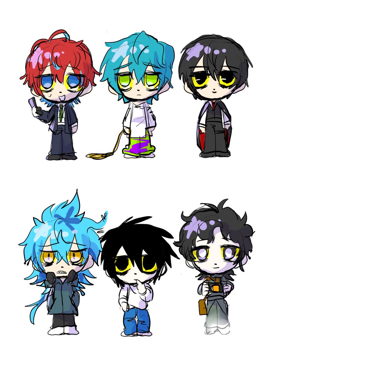 Vancho_Vakurets's tweet image. 隈めっちゃ好き〜🤩と思いながら描いた🫩