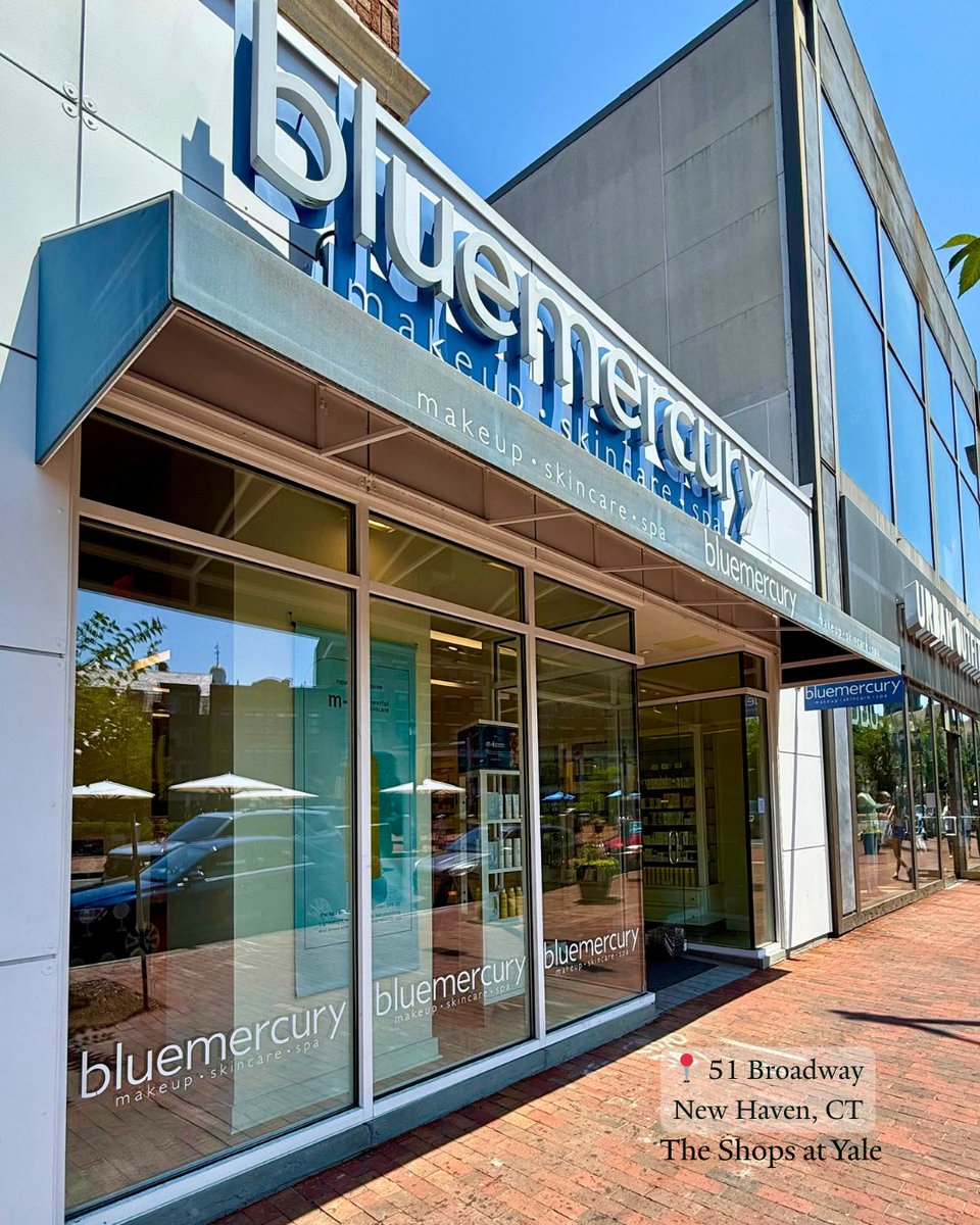 New Haven beauty lovers know Bluemercury is the spot for standout skincare. Stop by during the Aug 2 Dog Adoption &amp; Dessert Crawl for a free gift with $50 purchase. Featuring faves like CE Ferulic, Supergoop, Vacation &amp; more!

📍51 Broadway

#theshopsatyale #newhaven #bluemercury