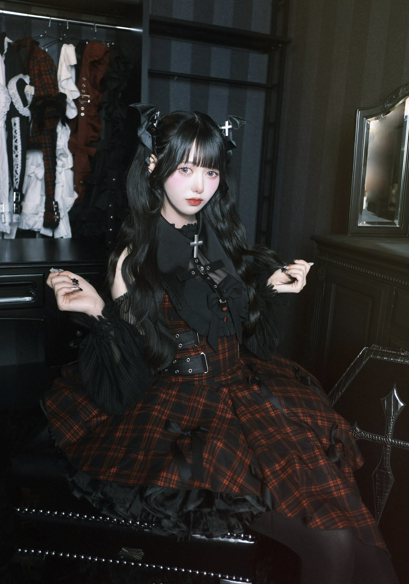 CyberJerseyシリーズ》クソデカリボンクリップ(RED) HIDOLATRAL