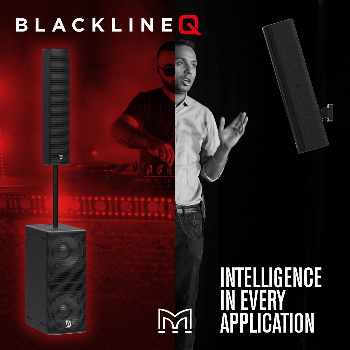Just like the Q218 here, all the BlacklineQ subs feature pole-mount fittings to seamlessly integrate with the other loudspeakers in the series.

Need to know more? martin-audio.com/products/subwo…