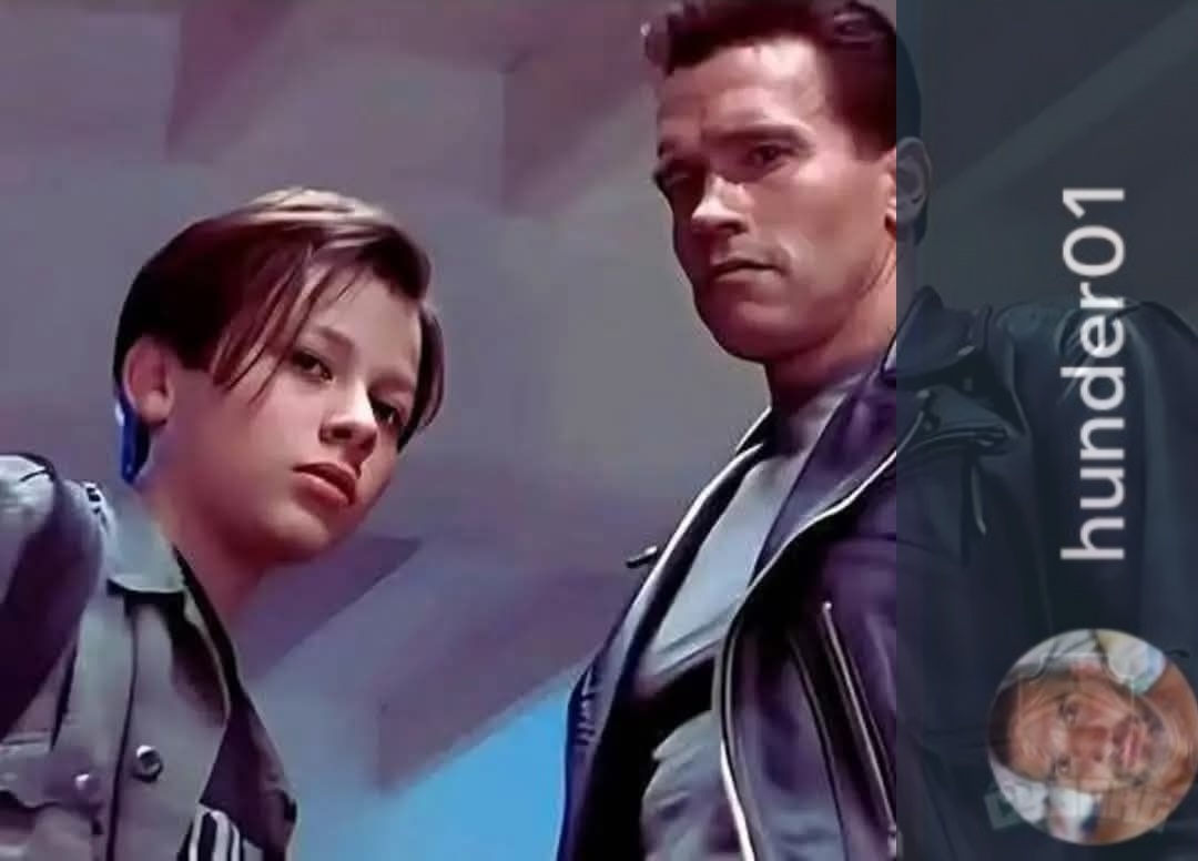 danielhunder03's tweet photo. El T-800 y John  Connor viendote como hasta las "gracias" le das a la 'IA' cuando <<Chateas con ella>>🤪. https://t.co/Wc3qsDassm
