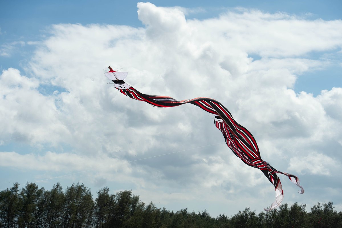 Tibalism's tweet image. Watched giant kites soar at the Bali Kites Festival today! Beautifully crafted with detailed heads (see last pic). They're so big, they could carry people away!