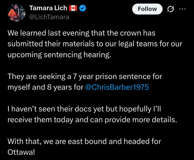True North Eager Beaver Media (he/him/Mr Beaver) (@trueeager) on Twitter photo Dear <a href="/PierrePoilievre/">Pierre Poilievre</a>
Two questions:
1. When will you say "#JailNotBail" for these two?
2. You were VERY supportive of their movement. Heck, you even unofficially launched your campaign for PM! Why did you abandon them? Did you just use them to get ahead? Dear <a href="/PierrePoilievre/">Pierre Poilievre</a>
Two questions:
1. When will you say "#JailNotBail" for these two?
2. You were VERY supportive of their movement. Heck, you even unofficially launched your campaign for PM! Why did you abandon them? Did you just use them to get ahead?