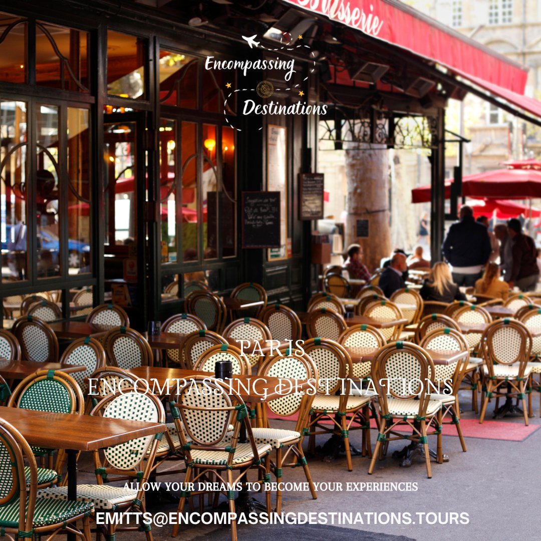 EncompassingD's tweet photo. Cafés in Paris are more than a morning ritual — they’re where the magic lingers. Let Encompassing Destinations craft a trip where every cup of coffee feels like a moment worth remembering. ☕🇫🇷 https://t.co/U0jYkq4u7r