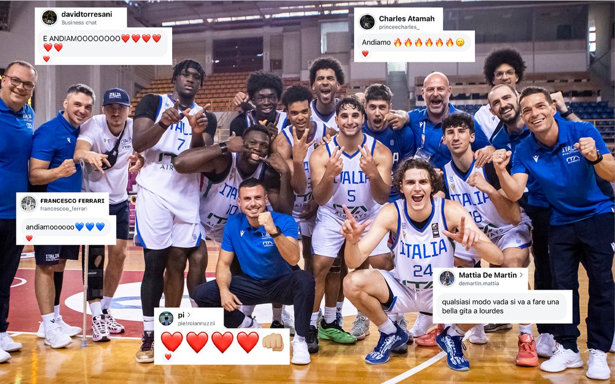Italbasket (@italbasket) on Twitter photo La ๐
๐ข๐ง๐๐ฅ๐ dell'Europeo U20 di questa sera (19:30) andrร in diretta su Sky Sport ๐จ
A differenza delle precedenti gare, Italia ๐ฎ๐น vs Lituania ๐ฑ๐น verrร trasmessa su Sky Sport Basket (canale 209), su NOW, sul canale YouTube Sky Sport e sul sito Sky Sport ๐บ
#U20EuroBasket La ๐
๐ข๐ง๐๐ฅ๐ dell'Europeo U20 di questa sera (19:30) andrร in diretta su Sky Sport ๐จ
A differenza delle precedenti gare, Italia ๐ฎ๐น vs Lituania ๐ฑ๐น verrร trasmessa su Sky Sport Basket (canale 209), su NOW, sul canale YouTube Sky Sport e sul sito Sky Sport ๐บ
#U20EuroBasket