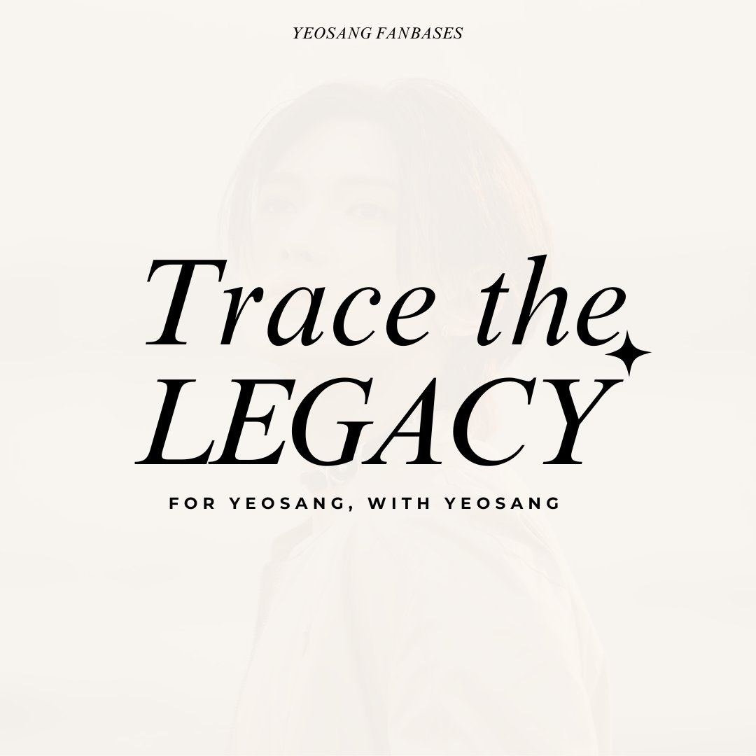YeosangGlobal's tweet image. ✨Trace The Legacy: For Yeosang, With Yeosang ✨
ATINY/Yeodoongies, it's time to show all our strength and love! We're starting a special stream project to support and celebrate Yeosang's talent 💛
Let's make this moment unforgettable together.
Every stream is part of the…