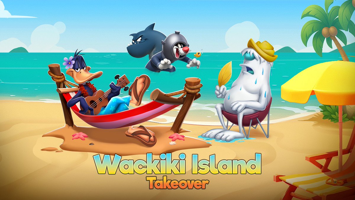 🌴 The Wackiki Island Takeover begins tomorrow!
Dive into tropical mayhem and meet the wildest castaways yet — including Scrap Happy Daffy!

Don’t miss the chaos: looneytuneswom.com/news/2025/07/2…