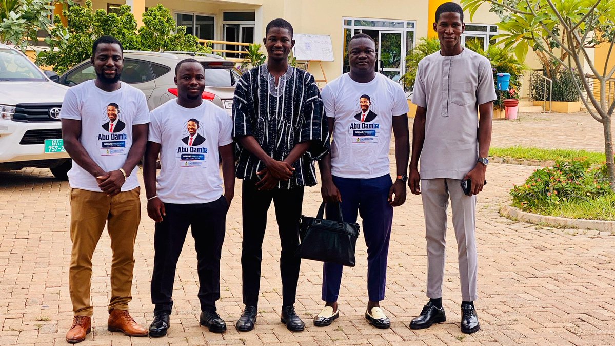 Abu_Damba's tweet image. Earlier this morning, I led a team to engage postgraduate students and distance learning students at KNUST campus in Tamale.
This visitation served as an opportunity for me to officially inform them about my presidential bid in GRASAG and to solicit for their support in the…
