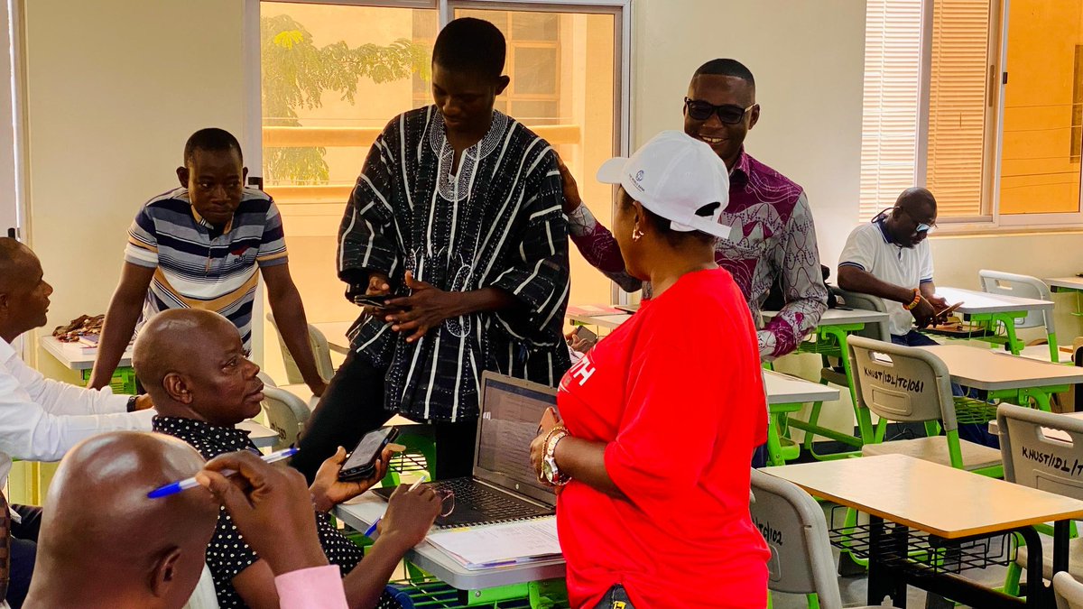 Abu_Damba's tweet image. Earlier this morning, I led a team to engage postgraduate students and distance learning students at KNUST campus in Tamale.
This visitation served as an opportunity for me to officially inform them about my presidential bid in GRASAG and to solicit for their support in the…