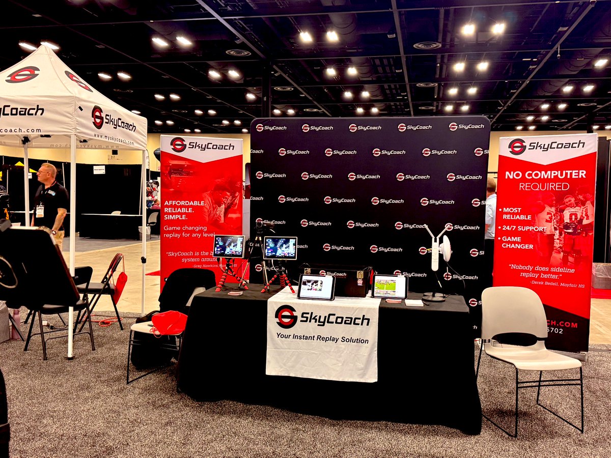 Sky_Coach's tweet image. 📍 Headed to THSCA Coaching School?
Come see why the top teams trust SkyCoach for fast, reliable replay. Stop by Booth 1423 and let’s talk game-day advantage. 💪