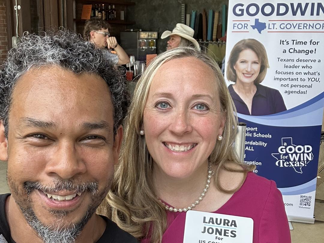 CongressLaura's tweet image. It was wonderful to see familiar faces and meet new friends at Vikki Goodwin for Lt Governor kickoff event in Houston last night
@harrisdemocrats @HoustonSecular @VikkiGoodwinTX @BobbyForTX @PoojaForTexas @HTown4Progress @ProgressTX @CrayKain @SamiamaDem @kat223 @mcdpTX