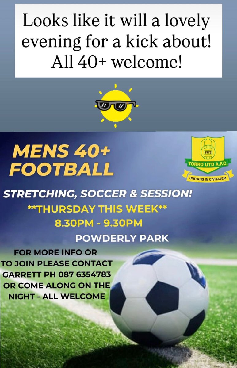 New faces and abilities welcome. Let's face it, it's as close to walking football ⚽️  as you'll get😄