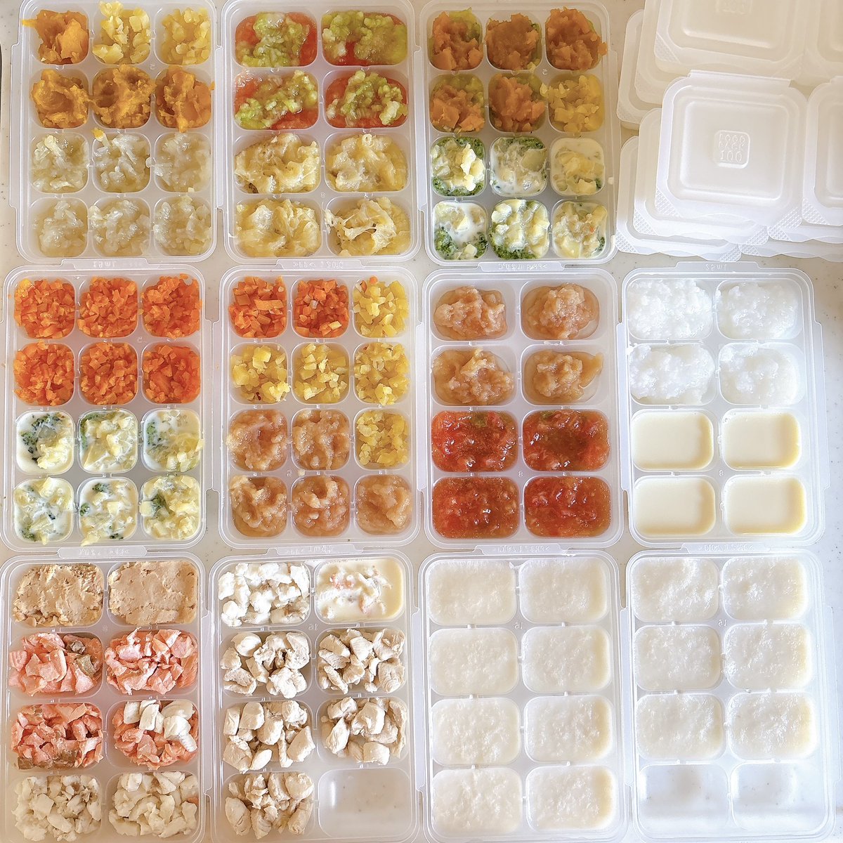 今日の成果✊（中期の離乳食づくり）

 #まめ離乳食　#8m