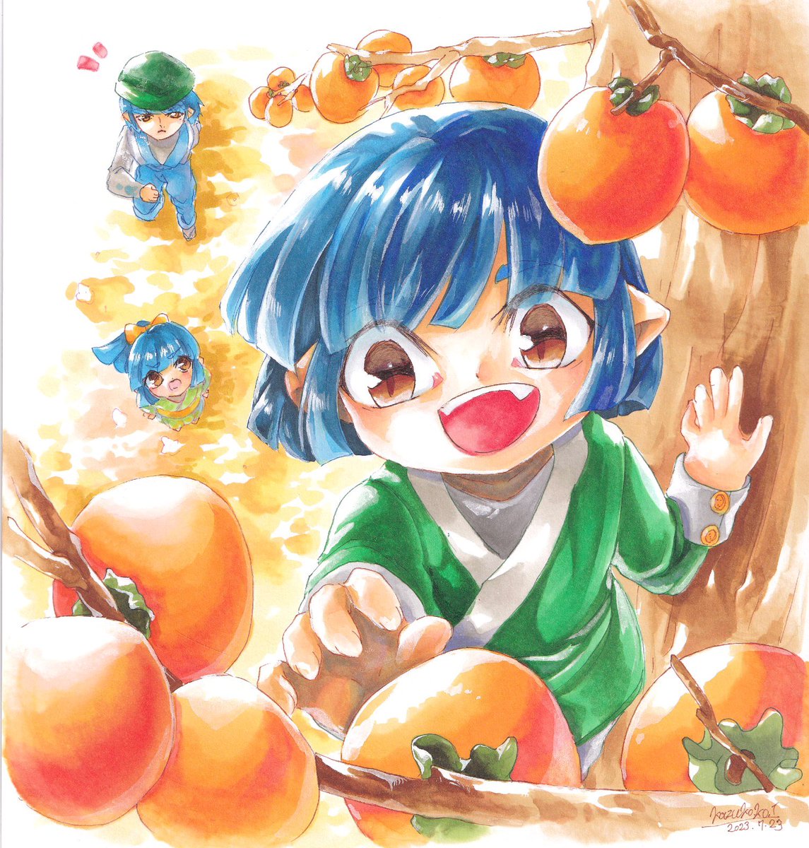 Kazukoko_I's tweet image. #イラスト
#アナログ絵
#男の子イラスト