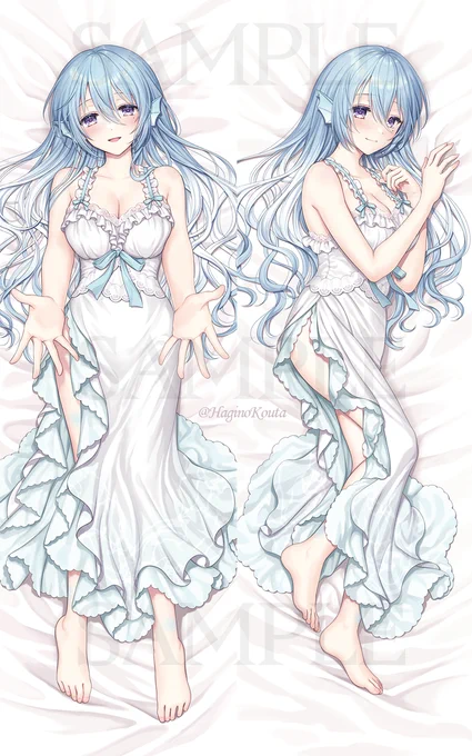 アイリス・ルセン様と神瀬よわ様の抱き枕カバーのイラストを描かせていただきました! 第1弾は2025/8/3(日)23:59までの受注販売です。よろしくお願いします～