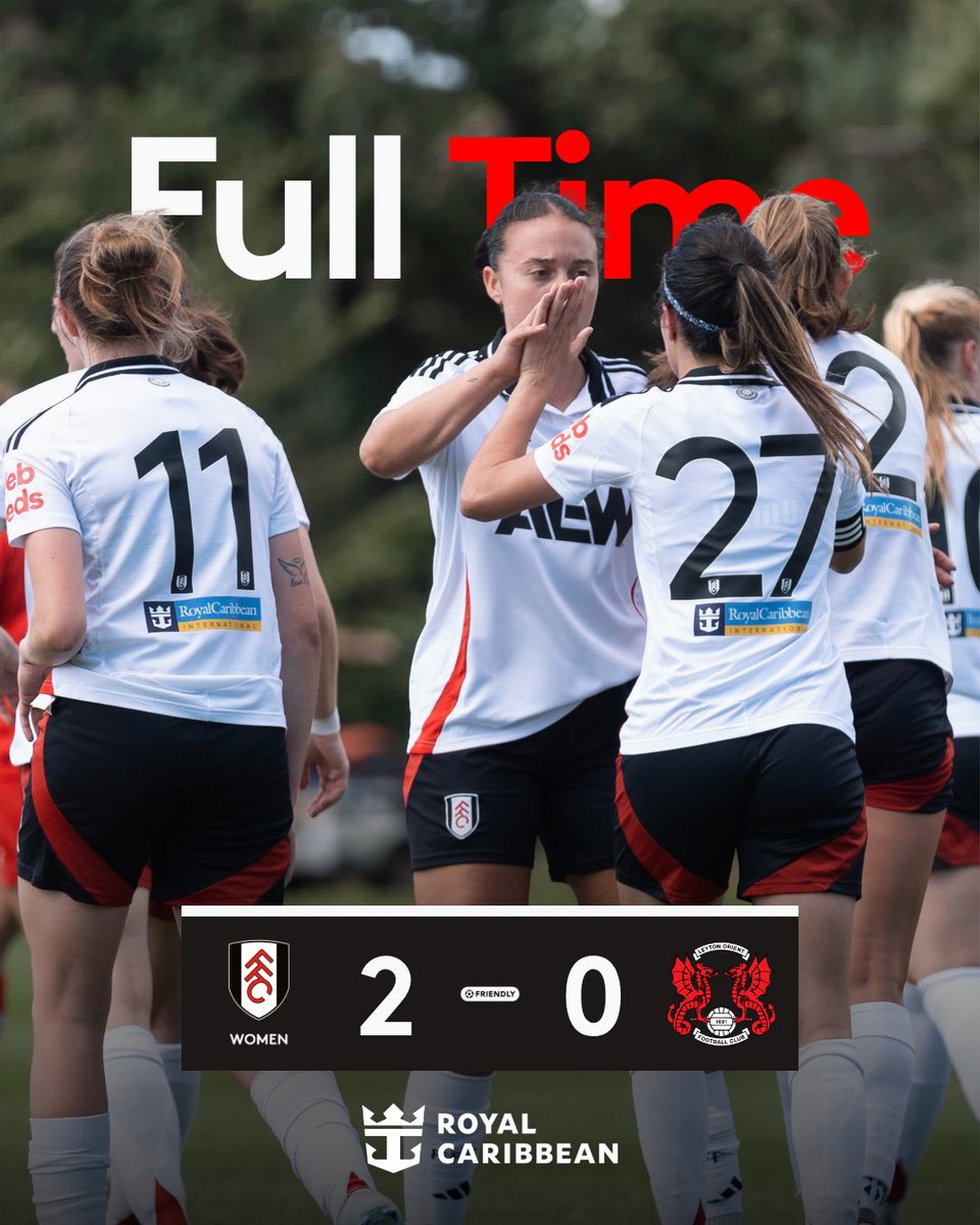 First pre season win. ✅ 

#FFCW